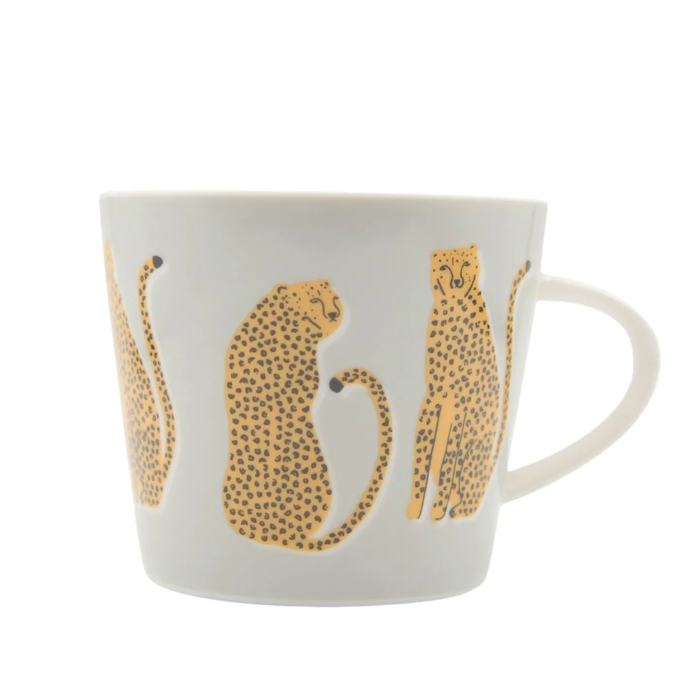 Keith Brymer Jones Scion Living | Mugs & Cups^Scion Living - Animal Mug - Lionel Leopard - Grey - 350ml
