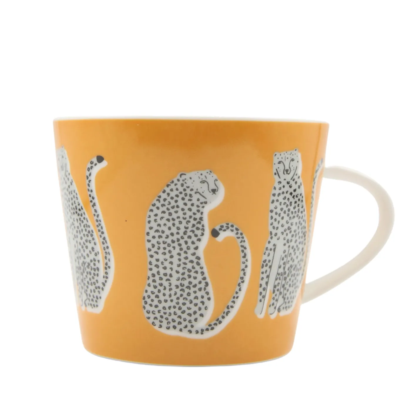Keith Brymer Jones Scion Living | Mugs & Cups^Scion Living - Animal Mug - Lionel Leopard - Orange - 350ml