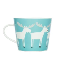 Keith Brymer Jones Scion Living | Mugs & Cups^Scion Living - Animal Mug - Marty Moose - Aqua & Frost - 350ml