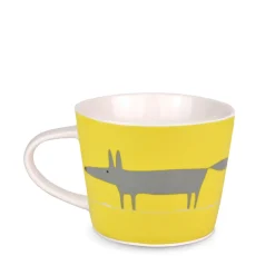 Keith Brymer Jones Scion Living | Mugs & Cups^Scion Living - Animal Mug - Mr Fox - Yellow & Charcoal - 250ml