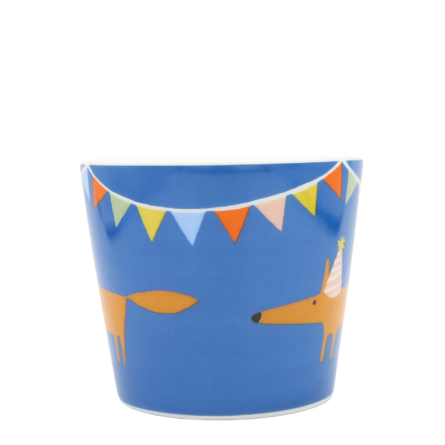 Keith Brymer Jones Scion Living | Mugs & Cups^Scion Living - Animal Mug - Mr Fox Party Hat - Denim - 350ml