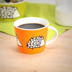 Keith Brymer Jones Scion Living | Mugs & Cups^Scion Living - Animal Mug - Spike the Hedgehog - Orange - 350ml