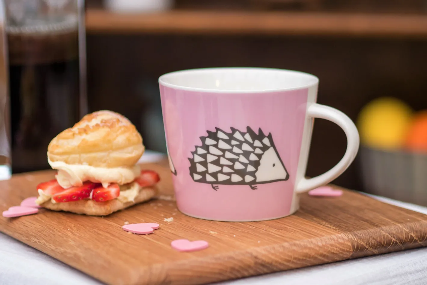 Keith Brymer Jones Scion Living | Mugs & Cups^Scion Living - Animal Mug - Spike the Hedgehog - Pink - 350ml