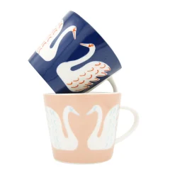 Keith Brymer Jones Scion Living | Mugs & Cups^Scion Living - Animal Mug - Swim Swam Swan - Milkshake - 350ml