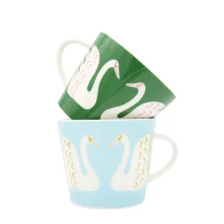 Keith Brymer Jones Scion Living | Mugs & Cups^Scion Living - Animal Mug - Swim Swam Swan - Sky - 350ml