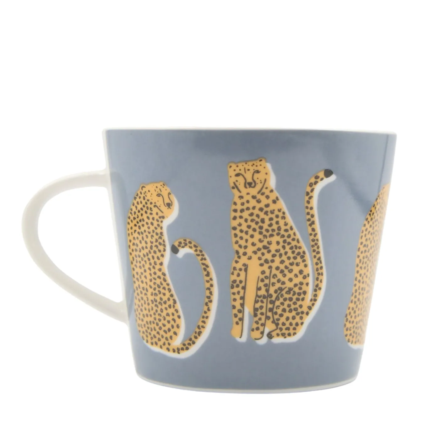 Keith Brymer Jones Scion Living | Mugs & Cups^Scion Living - Animal Mug - Lionel Leopard - Denim - 350ml