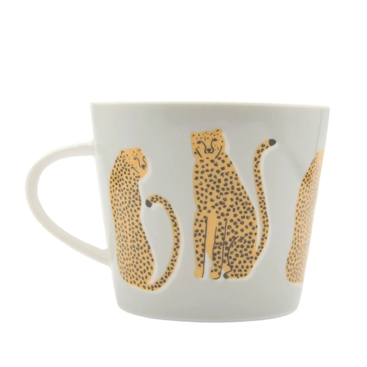 Keith Brymer Jones Scion Living | Mugs & Cups^Scion Living - Animal Mug - Lionel Leopard - Grey - 350ml