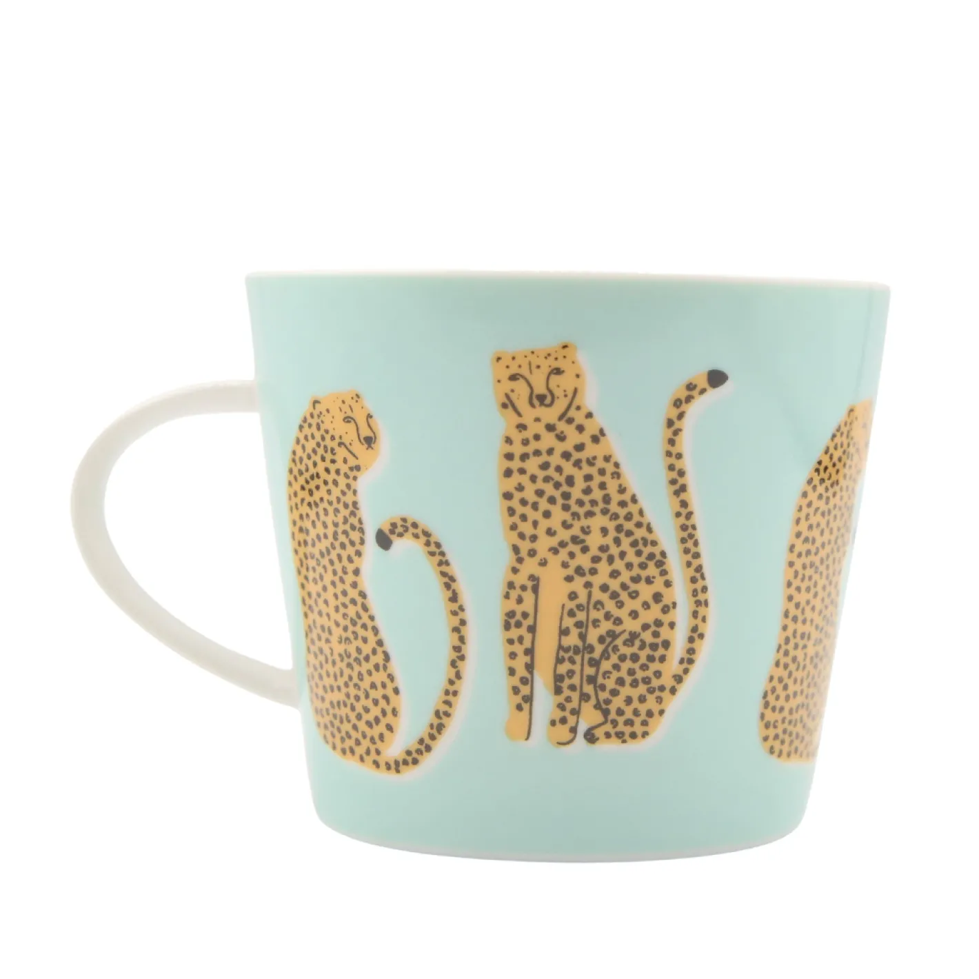 Keith Brymer Jones Scion Living | Mugs & Cups^Scion Living - Animal Mug - Lionel Leopard - Mint - 350ml
