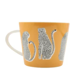 Keith Brymer Jones Scion Living | Mugs & Cups^Scion Living - Animal Mug - Lionel Leopard - Orange - 350ml