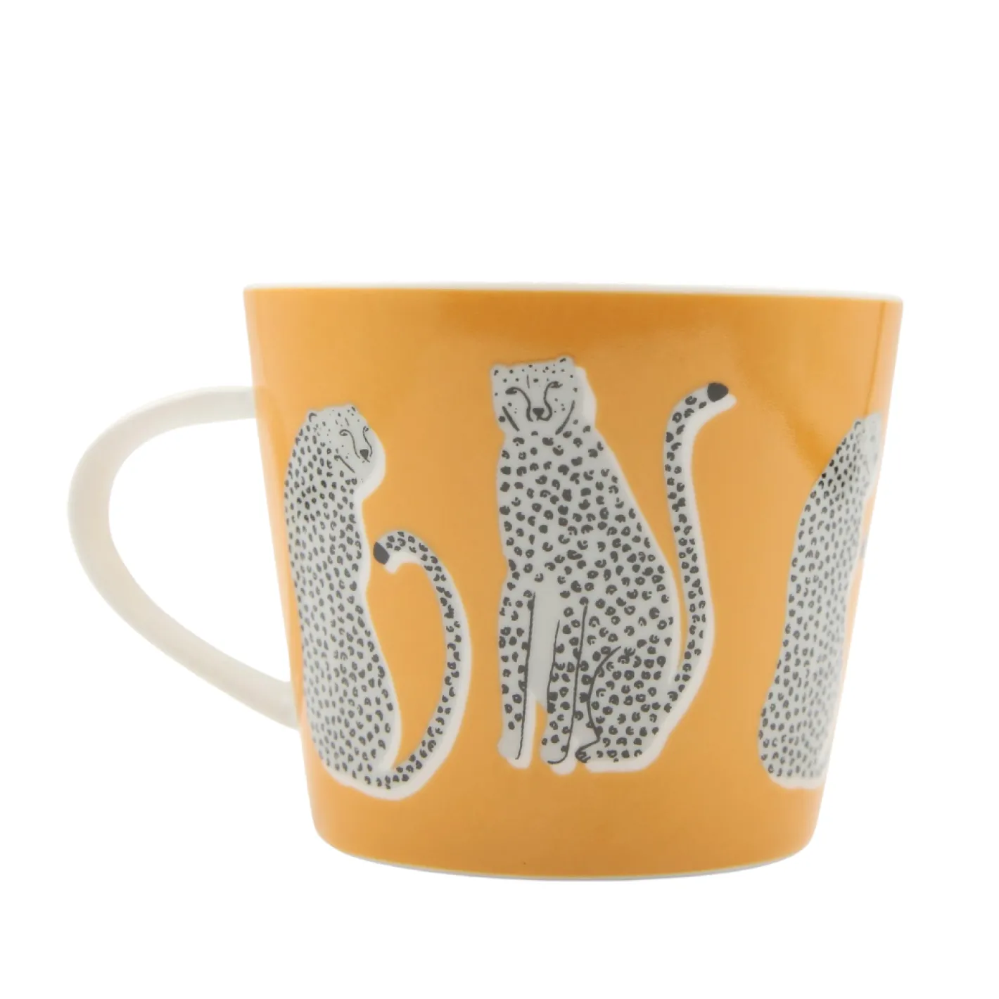 Keith Brymer Jones Scion Living | Mugs & Cups^Scion Living - Animal Mug - Lionel Leopard - Orange - 350ml