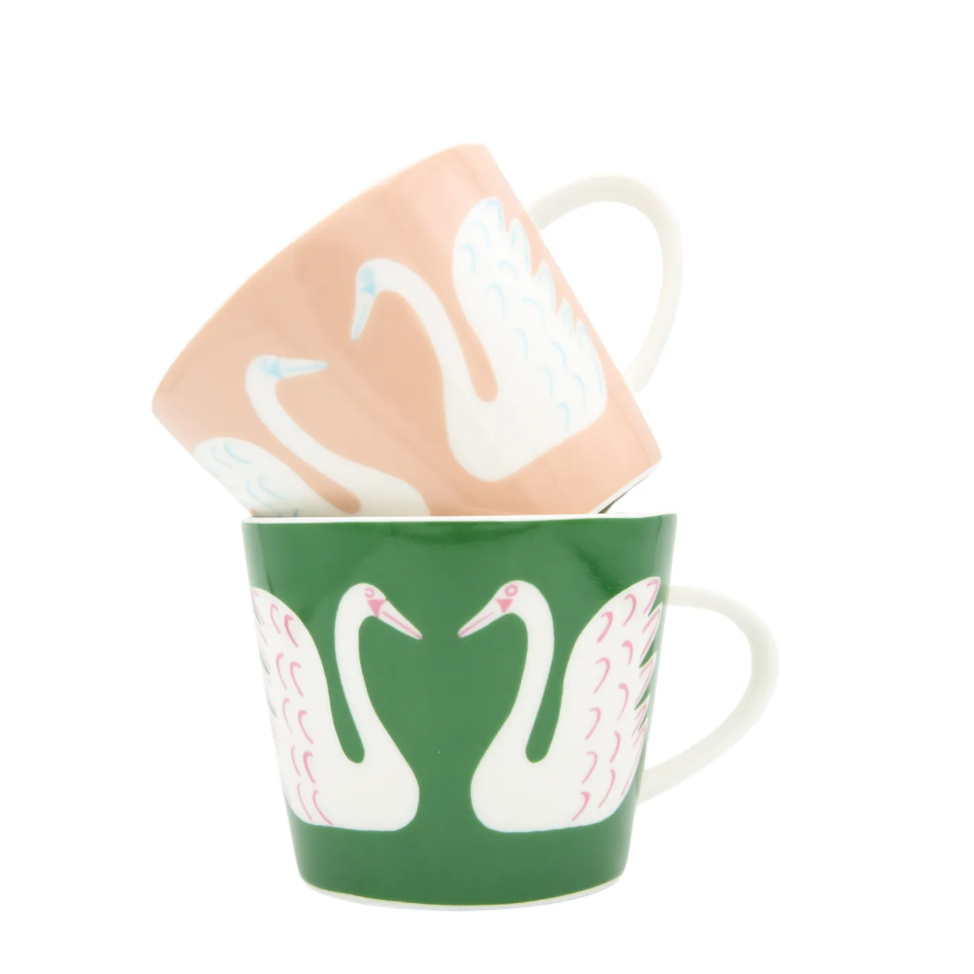 Keith Brymer Jones Scion Living | Mugs & Cups^Scion Living - Animal Mug - Swim Swam Swan - Milkshake - 350ml