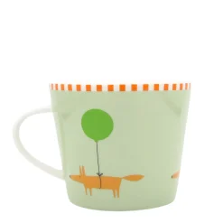 Keith Brymer Jones Scion Living | Mugs & Cups^Scion Living - Animal Mug - Mr Fox Balloon - Green - 350ml