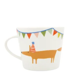 Keith Brymer Jones Scion Living | Mugs & Cups^Scion Living - Animal Mug - Mr Fox Party Hat - Ceramic - 350ml
