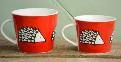 Keith Brymer Jones Scion Living | Mugs & Cups^Scion Living - Animal Mug - Spike the Hedgehog - Red - 350ml