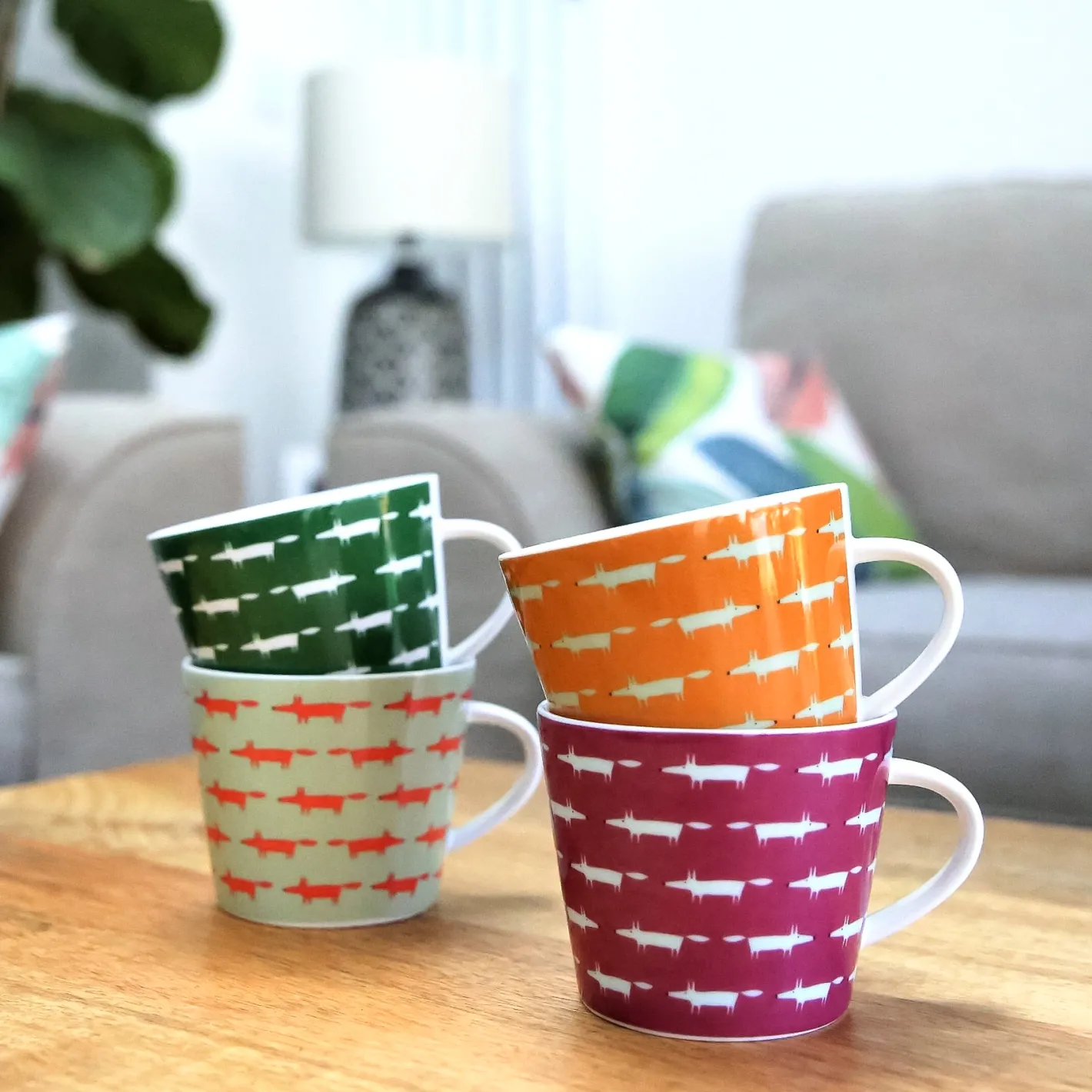 Keith Brymer Jones Scion Living | Mugs & Cups^Scion Living - Animal Mug - Midi Mr Fox - Chai - 350ml