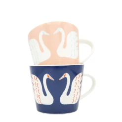 Keith Brymer Jones Scion Living | Mugs & Cups^Scion Living - Animal Mug - Swim Swam Swan - Denim - 350ml