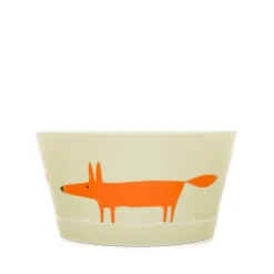 Keith Brymer Jones Scion Living | Plates & Bowls^Scion Living - Ceramic Bowl - Mr Fox - Neutral & Orange - 565ml