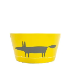 Keith Brymer Jones Scion Living | Plates & Bowls^Scion Living - Ceramic Bowl - Mr Fox - Yellow & Charcoal - 565ml