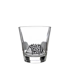 Keith Brymer Jones Scion Living | Glass Tumblers^Scion Living - Glass Tumbler - Spike the Hedgehog - Grey - 250ml