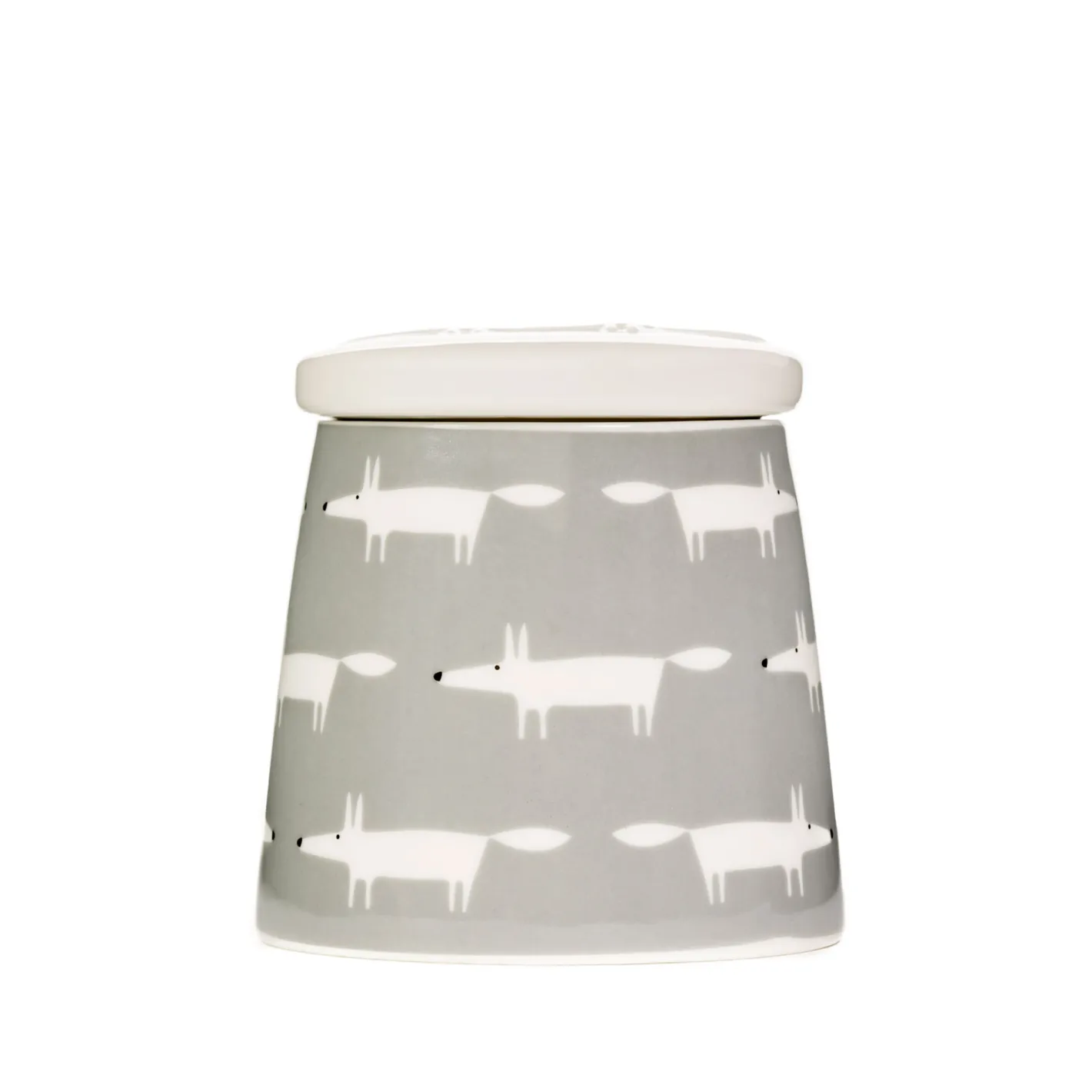 Keith Brymer Jones Scion Living | Kitchen Accessories^Scion Living - Storage Jar - Mr Fox - Dove Grey - 250ml