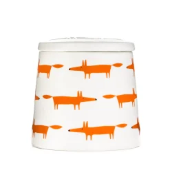 Keith Brymer Jones Scion Living | Kitchen Accessories^Scion Living - Storage Jar - Mr Fox - Ceramic & Orange - 700ml