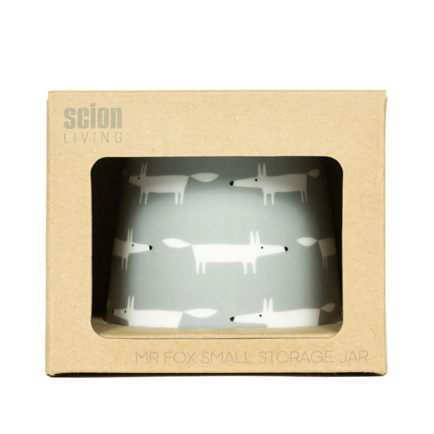 Keith Brymer Jones Scion Living | Kitchen Accessories^Scion Living - Storage Jar - Mr Fox - Dove Grey - 250ml