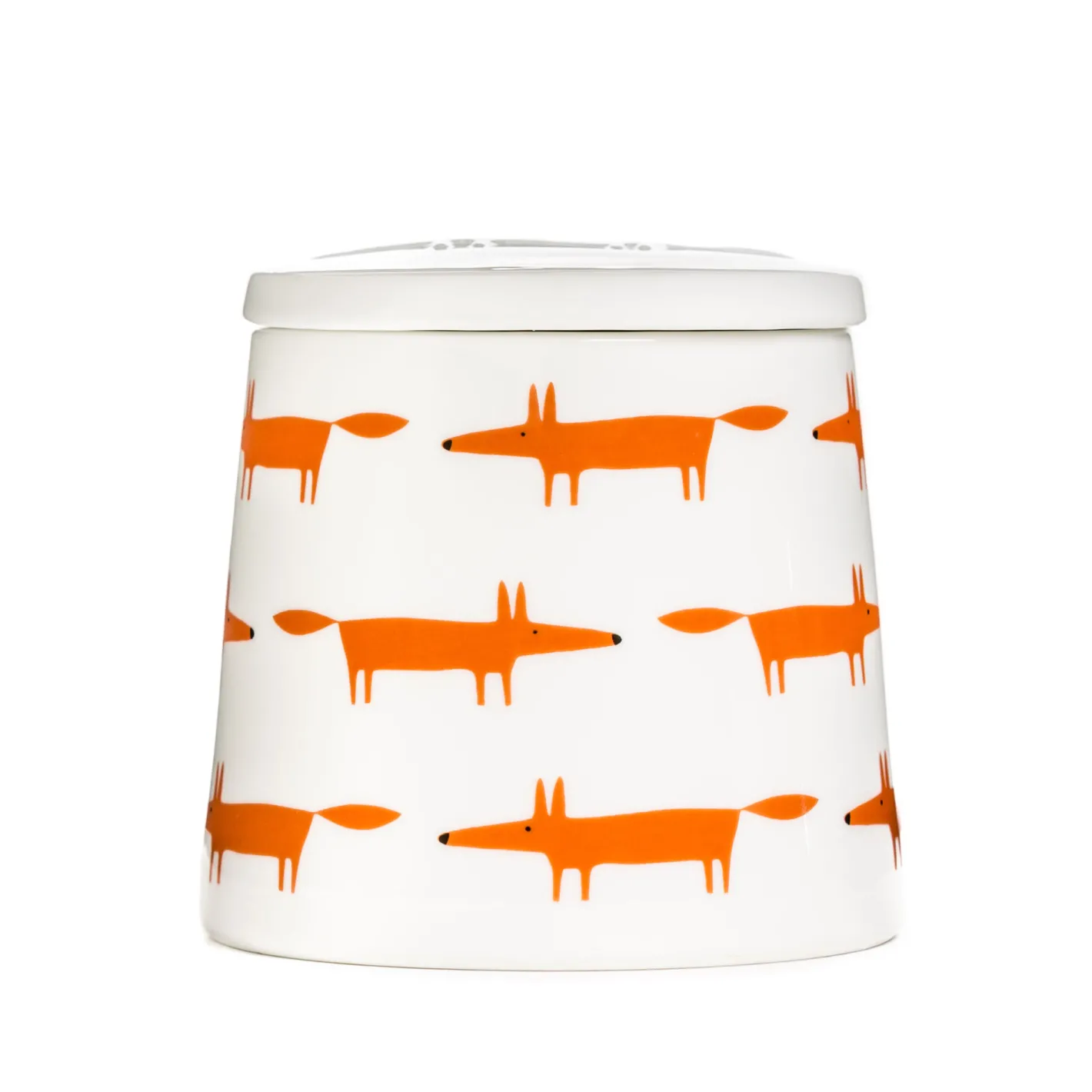 Keith Brymer Jones Scion Living | Kitchen Accessories^Scion Living - Storage Jar - Mr Fox - Ceramic & Orange - 700ml